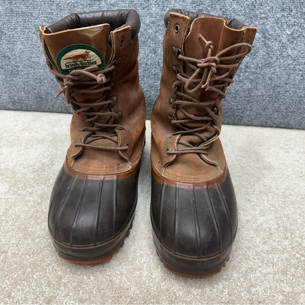 Vintage Red Wing Irish Setter‎ Duck well worn Boots Mens size 8